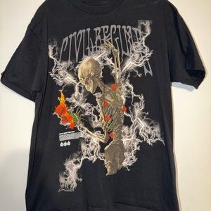 Civil Regime Black T-Shirt